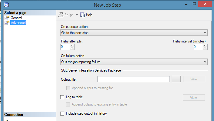 Job Step Advanced
