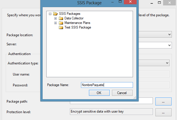 SSIS destination Folder